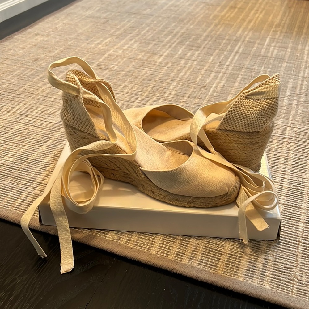 Espadrilles, Andre Assous, barely worn, once or twice.